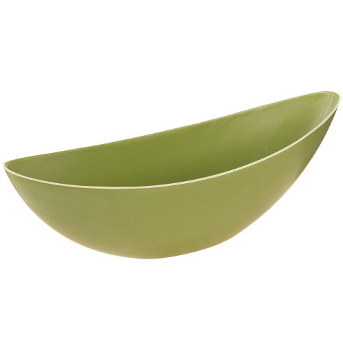 Product Plant Boat Plastic Decorative Bowl Green 28×9×9cm 3pcs