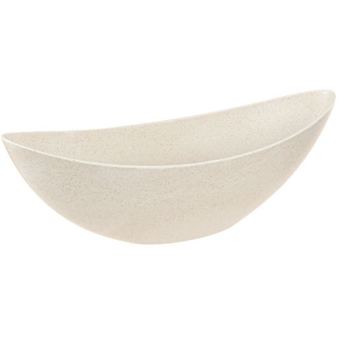 Product Planting Boat Plant Bowl Beige Mottled L38.5cm 3pcs