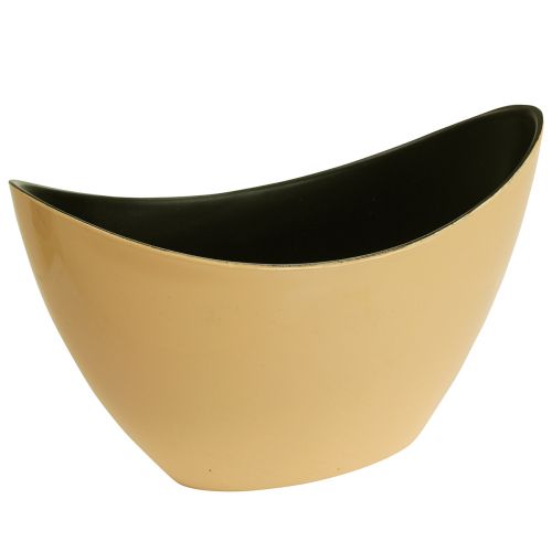 Floristik24 Plant boat yellow decorative bowl spring 20x9x12cm