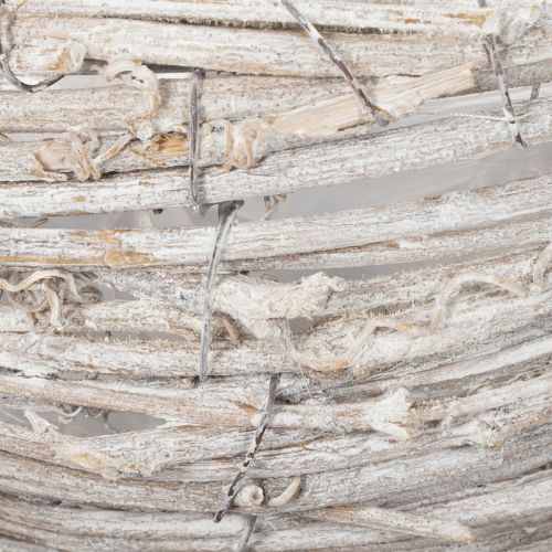 Product Teacup made of natural material with rustic charm for exclusive indoor decoration 13cm