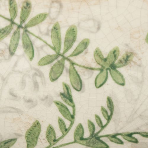 Product Ceramic plant pot with floral pattern, room decoration, 18cm