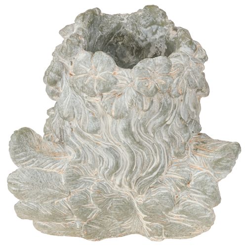 Product Plant pot angel cast stone figure grave decoration 19.5×12×19.5cm