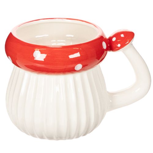 Decorative Ceramic Mushroom Cup - Fly Agaric Design, 10cm buy online | Floristik24.co.uk