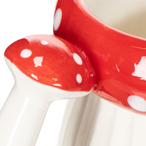 Decorative Ceramic Mushroom Cup - Fly Agaric Design, 10cm | Floristik24.co.uk