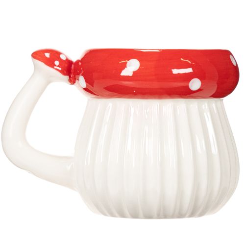 Decorative Ceramic Mushroom Cup - Fly Agaric Design, 10cm | Floristik24.co.uk