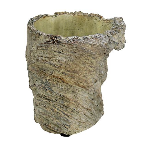 Floristik24 Plant pot tree trunk Ø11.5cm H14cm 2pcs