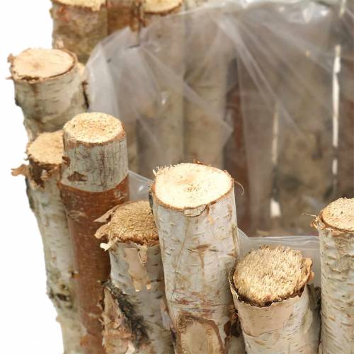 Plant pot round birch Ø22 / 30cm, set of 2