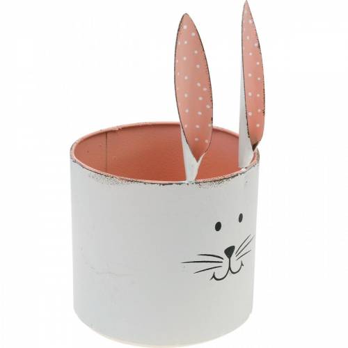 Floristik24 Rabbit head plant pot, Easter decoration, metal rabbit, spring decoration for planting