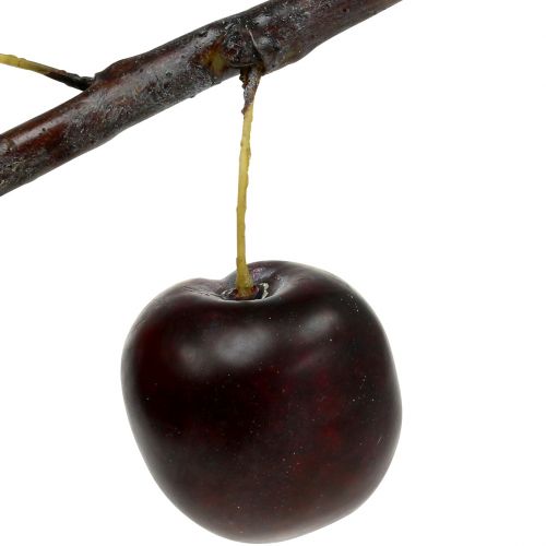 Floristik24 Artificial plum branch with 2 plums 12cm