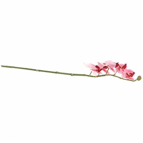 Floristik24 Artificial orchid branch Phaelaenopsis pink H49cm