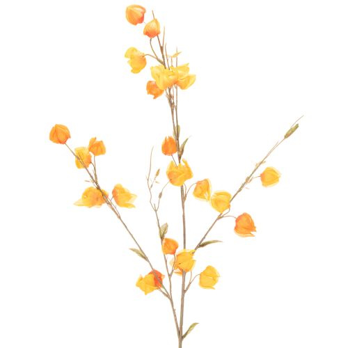 Artificial Physalis Branch with Flowers, 95 cm, Orange, for Indoor Decoration buy online | Floristik24.co.uk