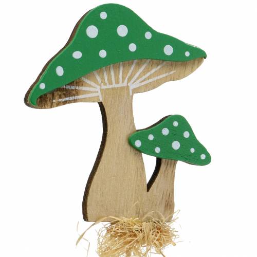 Product Flower pick Autumn décor Mushroom Assorted H28cm 12pcs