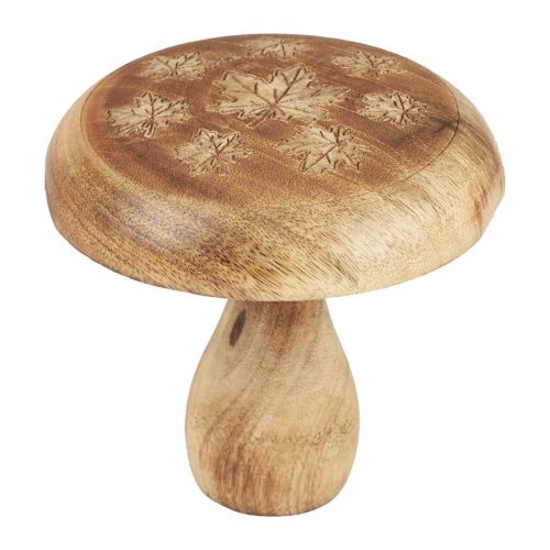 Wooden mushroom decoration mushroom wood decoration natural autumn decoration Ø15cm H14.5cm