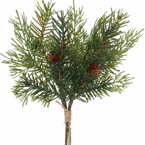 Floristik24 Deco branches Christmas pine branch artificial 31cm 2pcs