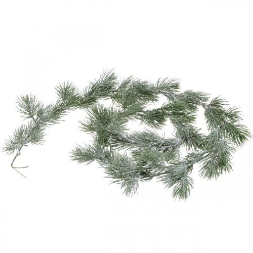 Product Christmas garland artificial pine iced wall decoration 162cm