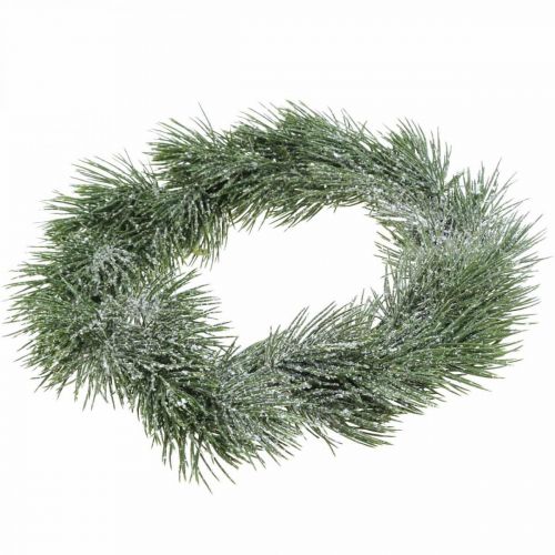 Floristik24 Christmas wreath artificial pine branches snowed Ø30cm
