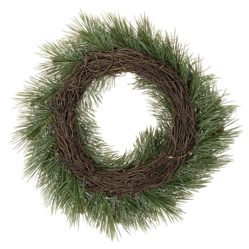 40cm Artificial Pine Wreath with Small Cones | Floristik24.co.uk