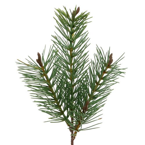 Floristik24 Artificial pine branch green 33cm 4pcs