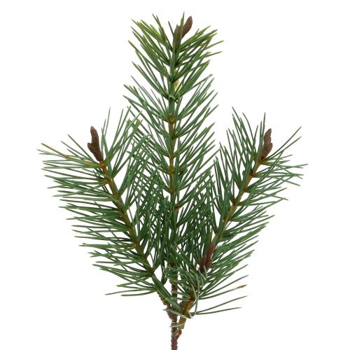 Artificial pine branch green 33cm 4pcs