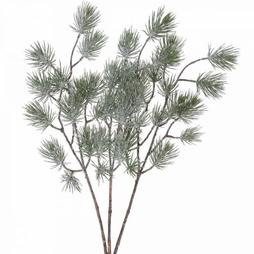 Floristik24 Christmas branches Pine branch Snowed 54cm 3pcs in bunch