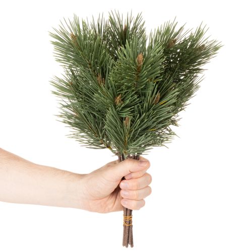 Artificial Pine Twig Bundle for Arrangements 39cm Set of 6 | Floristik24.co.uk
