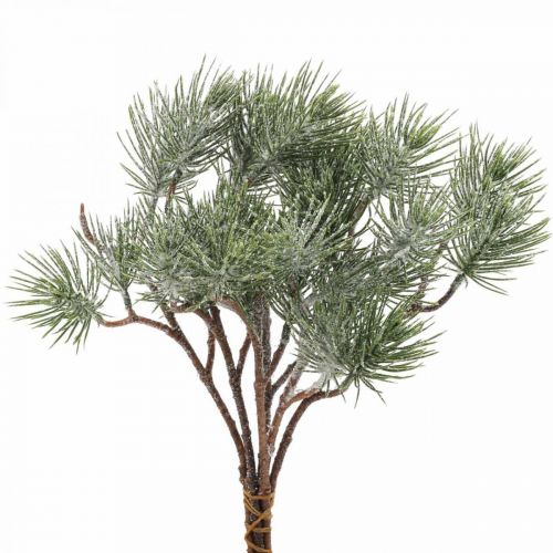 Christmas branches artificial pine branch snowed 30cm 6pcs