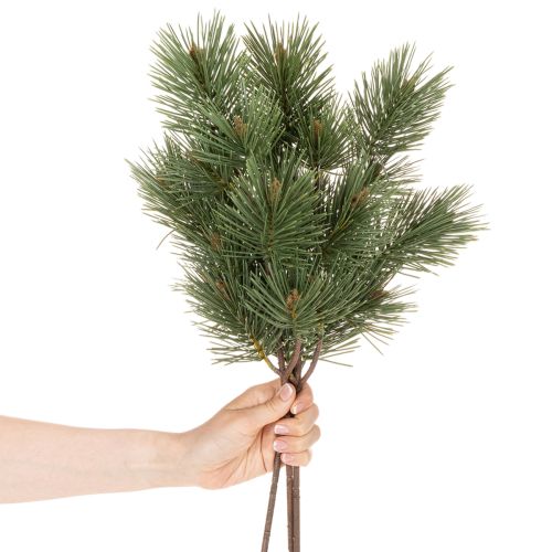 Artificial Pine Twig Set, 55cm, Pack of 3, Green

```html
<h2>Artificial Pine Twig for Festive Decoration</h2>

<p>
This artificial pine twig set includes three green branches, each 55cm long. Designed for indoor use, these plastic pine twigs bring a real | Floristik24.co.uk
