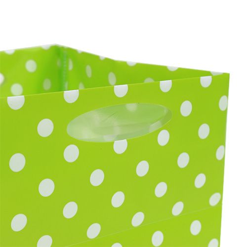 Floristik24 Plastic bag 12cm x 12cm x 12cm green sort. 12pcs