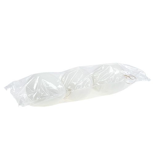 Floristik24 Plastic Egg for Hanging White 15cm 3 pcs