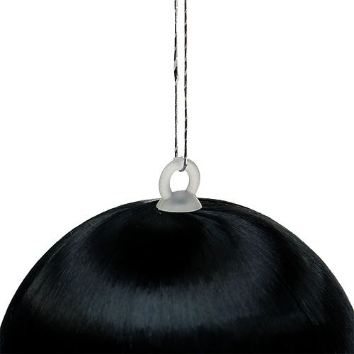 Product Plastic ball black Ø6cm 6pcs