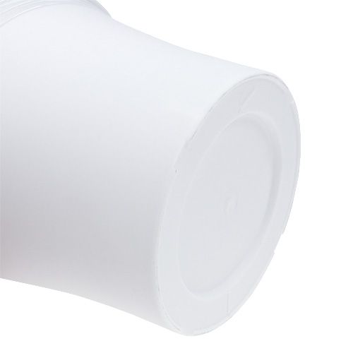 Product Plastic pot “Irys” white Ø22cm H18cm, 1pc