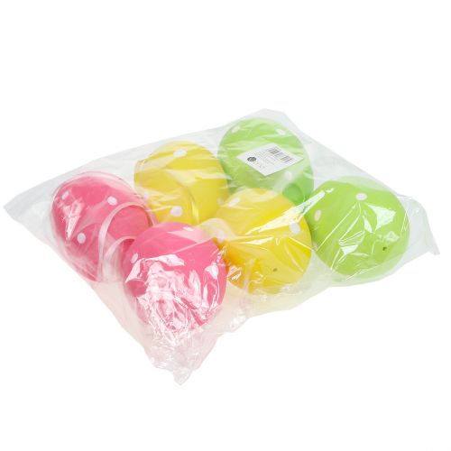 Floristik24 Eggs 11.5cm to hang colored 6pcs