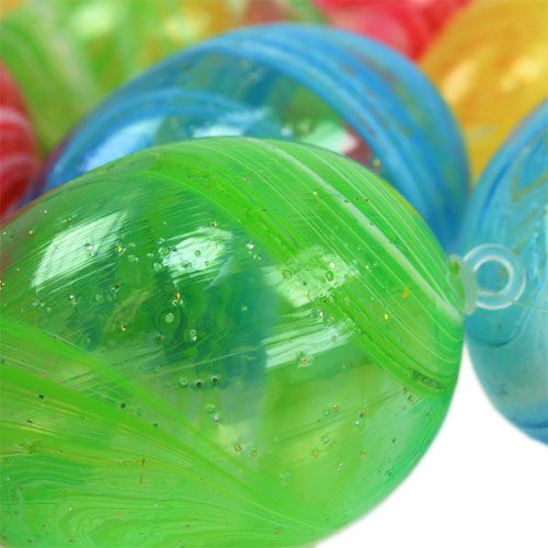 Product Plastic eggs for hanging outside 6cm 12pcs