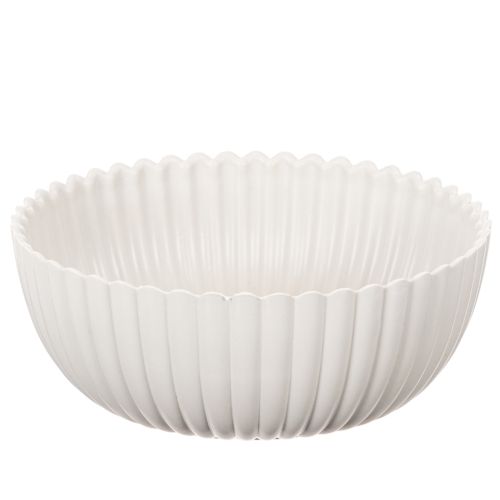 Ribbed White Round Decorative Bowl for Indoor Use 15cm Set of 2

```html
<h2>Decorative White Bowl for Home Interior Styling</h2>
<p>
This ribbed white round bowl is a perfect addition to your home decor. Made from lightweight plastic with a stylish ribbe buy online | Floristik24.co.uk