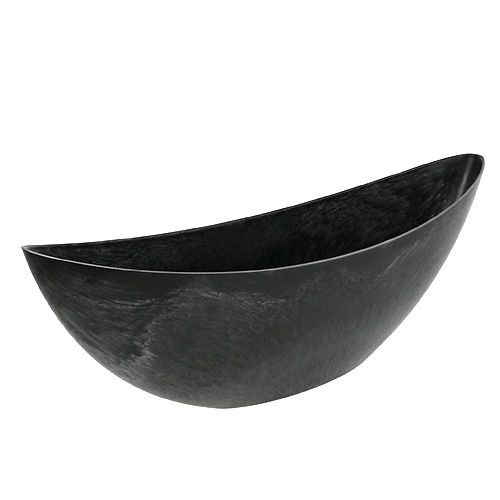 Floristik24 Plastic boat anthracite 55.5cm x 14.5cm H17.5cm, 1pce