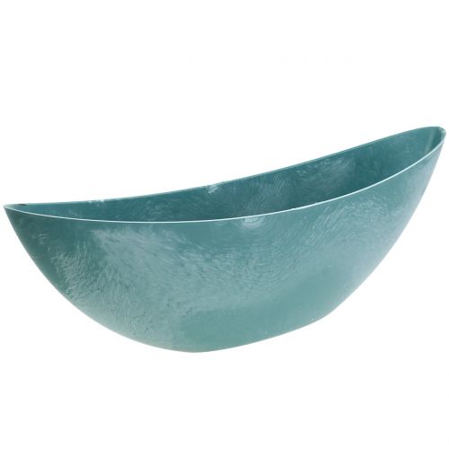 Floristik24 Decorative bowl plant bowl blue 56cm x 13.5cm H17.5cm 1 pc