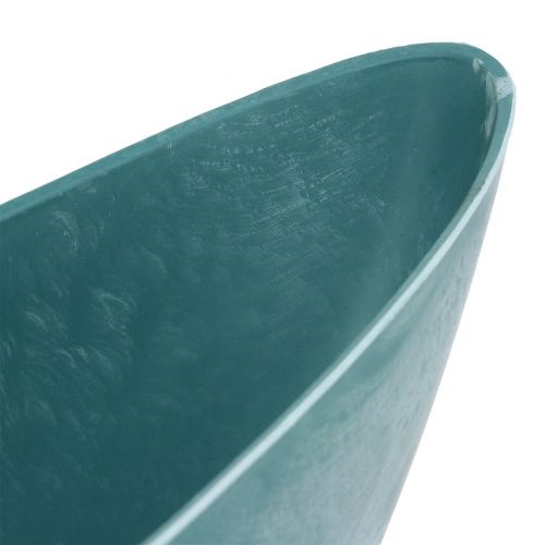 Floristik24 Decorative bowl plant bowl blue 56cm x 13.5cm H17.5cm 1 pc