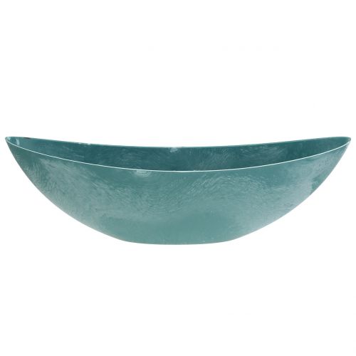 Floristik24 Decorative bowl plant bowl blue 56cm x 13.5cm H17.5cm 1 pc