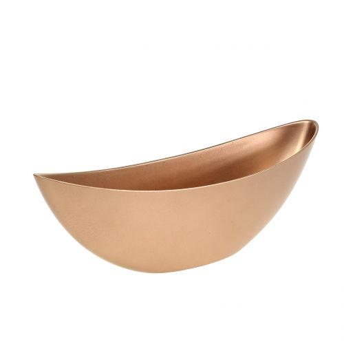 Floristik24 Decorative bowl copper 39cm x 12cm H13cm 1p