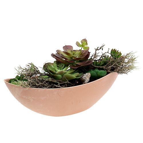 Product Bowl Plastic Light Orange 39cm x 13cm H13cm