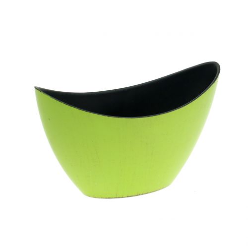 Floristik24 Decorative bowl green 20cm x 9cm H11,5cm