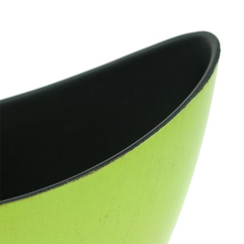 Floristik24 Decorative bowl green 20cm x 9cm H11,5cm