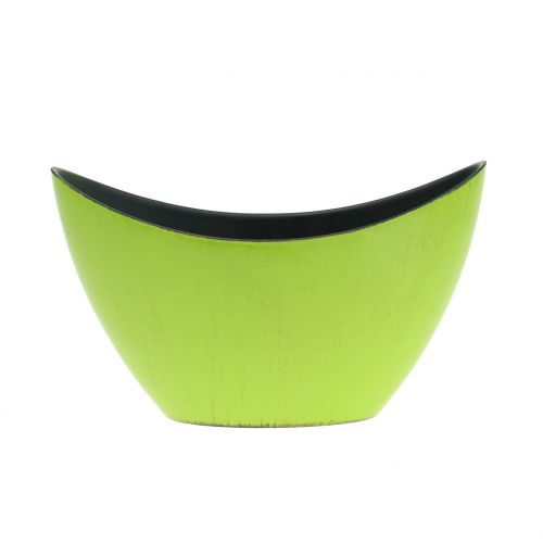 Floristik24 Decorative bowl green 20cm x 9cm H11,5cm