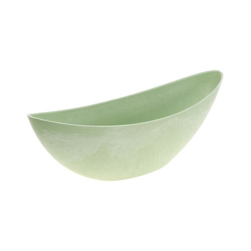 Floristik24 Decorative bowl, plant bowl, pastel green 34cm x 11cm H11cm