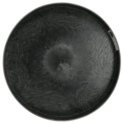 Floristik24 Plastic plate decorative plate grey white Ø22cm/27cm set of 2
