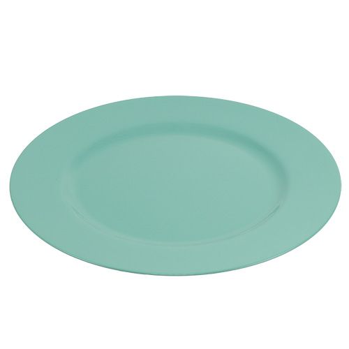 Product Plastic plate Ø33cm turquoise