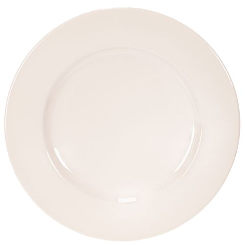Round Plastic Decorative Plates 17cm Apricot - Set of 6 buy online | Floristik24.co.uk