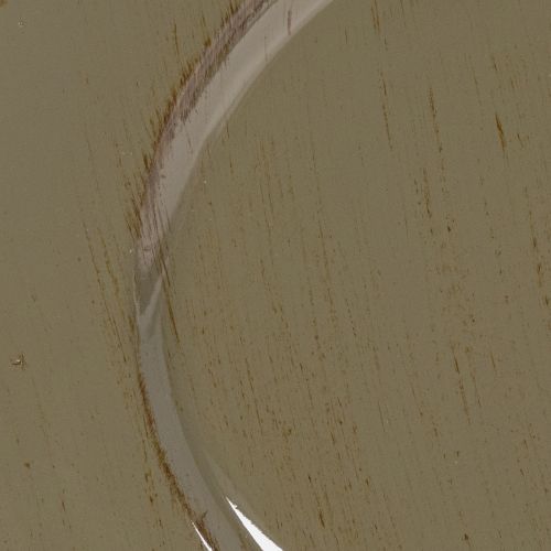 Set of 6 Small Decorative Plates – 17cm Dark Green/Brown | Floristik24.co.uk