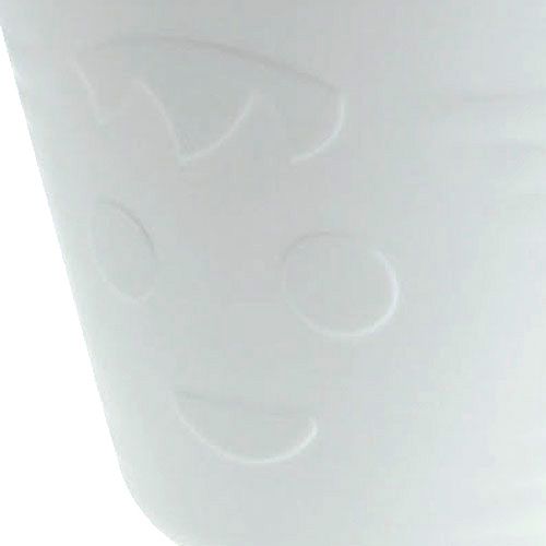 Floristik24 Plastic pots with handles, white 14X12cm, 12Pc