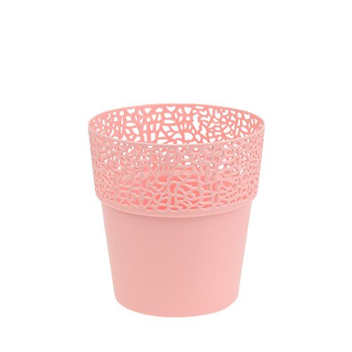 Floristik24 Plastic pot pink Ø11.5cm H12.5cm 1p